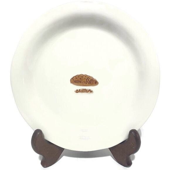 Williams Sonoma Holiday Dessert Plates With Storage Case 6.25" Set of Six - Picture 12 of 16